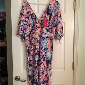 NWT Lilly xl dress parigi nauty navy